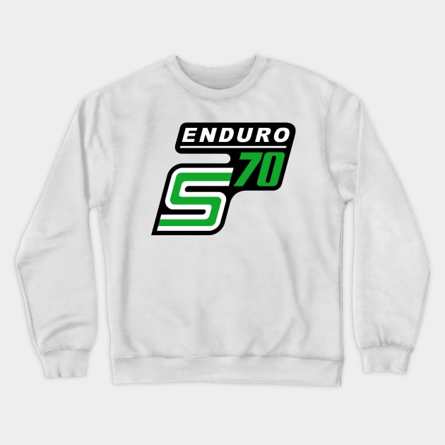 S70 enduro logo Crewneck Sweatshirt by GetThatCar